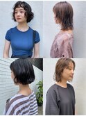 ヘルシースタイル前髪デジタルパーマ美髪小顔補正立体カット
