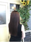 サラ艶ストレートブラウン