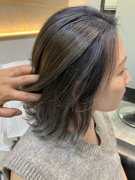 アヴァンス アリオ鳳店(AVANCE) ルーツグラデーション×切りっぱなし外はねボブ×ダブルカラー