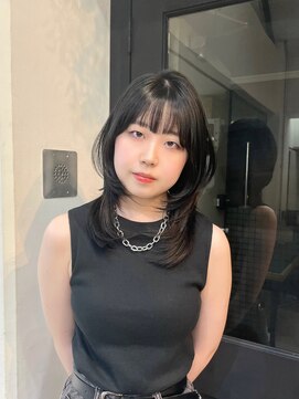 シェノン バイ アランスミシー 表参道(CHAINON by Alan smithee) ザクザク！韓国ウルフのハッシュカット！