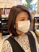 アントワープトーキョー(antwerp TOKYO)&nbsp;40代50代大人ひし形レイヤーカット髪質改善酸性ストレート