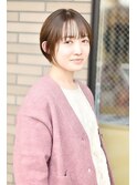 ショートボブ【ハイライトグレージュ】