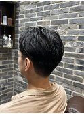 スペインカール/スパイキーショート/ブルーブラック/御徒町