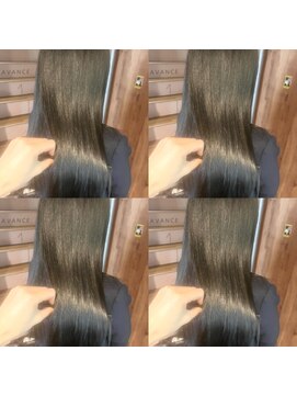 アヴァンス 天王寺店(AVANCE.) ブルーブラック×透明感カラー