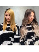 ARビューティー ギンザ(AR Beauty Ginza)&nbsp;ホワイトブロンド#シールエクステ#ホワイトグレージュ#銀座