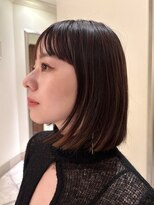 ビュートリアム265(BEAUTRIUM 265)&nbsp;★黒髪ボブ/ワイドバング/ストレートボブ/縮毛矯正艶髪/銀座30代