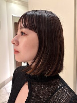 ビュートリアム265(BEAUTRIUM 265) ★黒髪ボブ/ワイドバング/ストレートボブ/縮毛矯正艶髪/銀座30代
