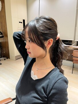 アマトウキョウ アユンチェ(AMA TOKYO×AYUNCHE) 韓国スタイル/ナチュラルくびれへア_くびれ巻き_レイヤーカット