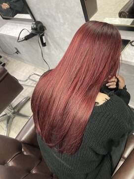 グラッジ 池袋(GLADGE) ワインレッドカラーリング