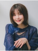 切りっぱなしボブ／くびれボブ　堀越太真樹
