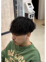 エッジ(EDGE)&nbsp;大分メンズ刈り上げマッシュツイストスパイラルパーマ