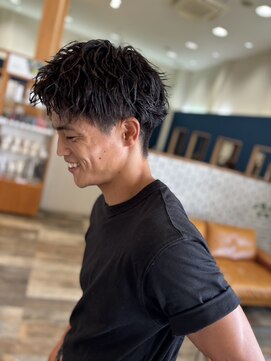 ノート ヘアーサロン(NOTE HAIR SALON) メンズショートピンパーマ