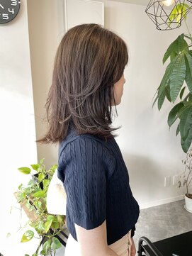 フィレール(filer) オリーブベージュ・レイヤーカット