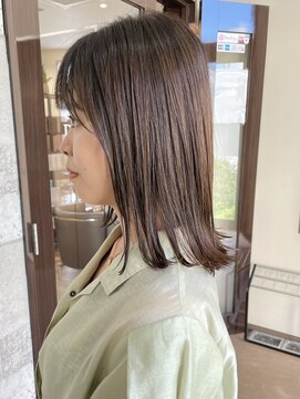 リサ グランシェ(RISA granche) 外ハネ×オリーブベージュ