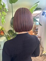 ワッツユアヘアストーリー(What’s your hair story)&nbsp;ボブ/ミニボブ/ピンクブラウン/ピンクバイオレット/ブリーチなし