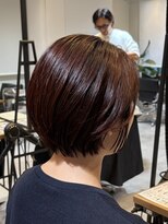 エリマ 横浜西口(elima)&nbsp;横浜西口ショートボブ顔周りレイヤーアッシュベージュカラー