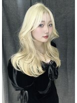 ティアム 渋谷店(Tiam shibuya)&nbsp;ホワイトブロンド/ブリーチカラー/ダブルカラー/ケアブリーチ