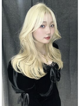 ティアム 渋谷店(Tiam shibuya) ホワイトブロンド/ブリーチカラー/ダブルカラー/ケアブリーチ