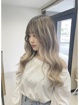 ハイライト風グラデーションエクステ