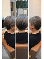 リコ ヘアー メイク 海老名店(Lico hair make)&nbsp;立体感ショート×グレージュ