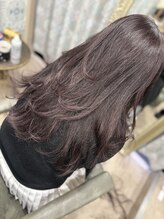 コクーン 辻堂(Cocoon) 艶髪◎レイヤー×美髪カラー髪質改善 ロング/藤沢/青みパープル