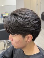 ビカムメンズヘアー 栄店(become men's hair) ニュアンスフェザーパーマ/フェザーショート/名古屋栄