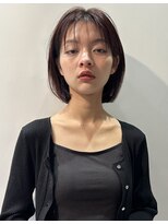 メゾンマイル 恵比寿(maison mile)&nbsp;オリーブグレージュ/透明感カラー/レイヤーカット/ボブ/恵比寿駅