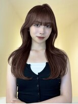 アイトーキョーエス 渋谷(AI TOKYO S)&nbsp;ピンクベージュ/前髪/渋谷/イメチェン/レイヤーカット