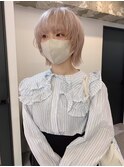 ダブルカラー/ケアブリーチ/羽エクステ/原宿