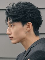 フィフス 札幌大通(fifth)&nbsp;札幌フェザーパーマセンターパートメンズパーマフェザーショート