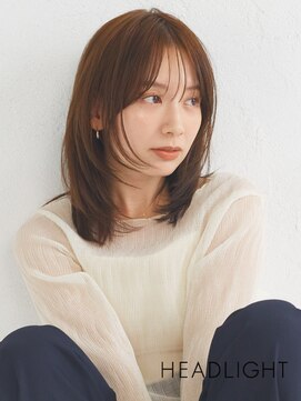 アーサス バイ ヘッドライト 出雲店(ursus by HEADLIGHT) 小顔魅せ顔周り韓国ミディアムレイヤー大人くびれ前髪イメチェン