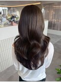 桑名ロングレイヤーカットハッシュカット透明感カラー重めロング