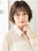 グレージュブラウンデジタルパーマレイヤーボブA14戸田公園30代