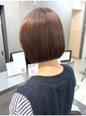 美髪切りっぱなしボブトリートメントブラウン