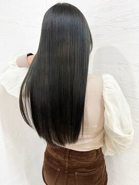 アーダー(ADER) 20代30代髪質改善ロイヤルストレート☆ストレートパーマ艶感