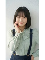 コートフィールエー(CO_T feel.a)&nbsp;思わず触れたくなる。透明感あふれる王道ストレートボブ