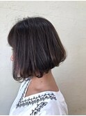 前下がりワンレングスボブ♪