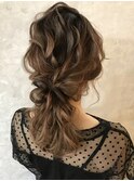 夏のヘアアレンジ/フォギーベージュ/大人かわいい[上野/御徒町] 