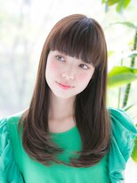 ラピッシュ Lapish桜田店&nbsp;〈ラピッシュ桜田店〉縮毛矯正酸熱Tr 　チェリーブラウンカラー