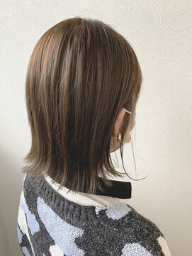 カーラヘアー(carla hair) ミントグリーン×外ハネボブ♪