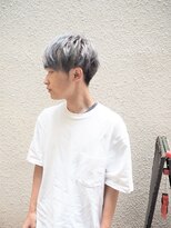 コニ(Coni)&nbsp;♪Coni♪人気！韓国風メンズマッシュショートハイライトカラー