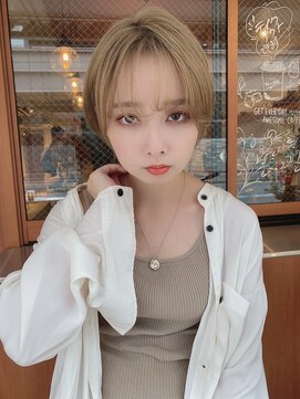 ルービック 枚方(Rubik's) 大人かわいいハイトーンボブ