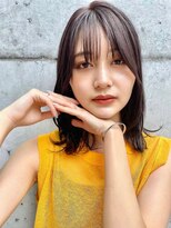 アマーク(a mark)&nbsp;【 a  mark 】透け感/ミディアムレイヤー/色っぽ