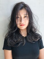 アイティーバイアルバム 松戸店(IT by ALBUM)&nbsp;顔まわりレイヤー_セミウェットウェーブオリーブカラー_8106