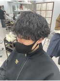 メンズ 波巻きパーマ