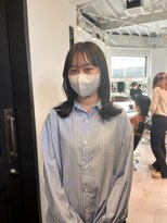 トレス(TRESS)&nbsp;ミディアム/グレージュ/透明感/垢抜け/韓国風/コテ巻き/32mm