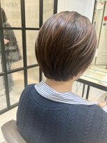伸ばしかけに最適　大人ショート　【銀座】