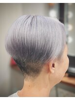 ニシンザ(NISHINZA)&nbsp;パールシルバーカラー＆アシンメトリーツーブロック