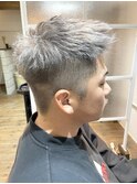 シルバー×ベリーショート