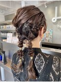普通のスタイルに飽きた方!!お呼ばれヘアセット◎